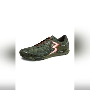 361° Men's Jogging Shoes-Road Running Army Green and Red